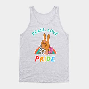 Peace, Love, Pride Tank Top